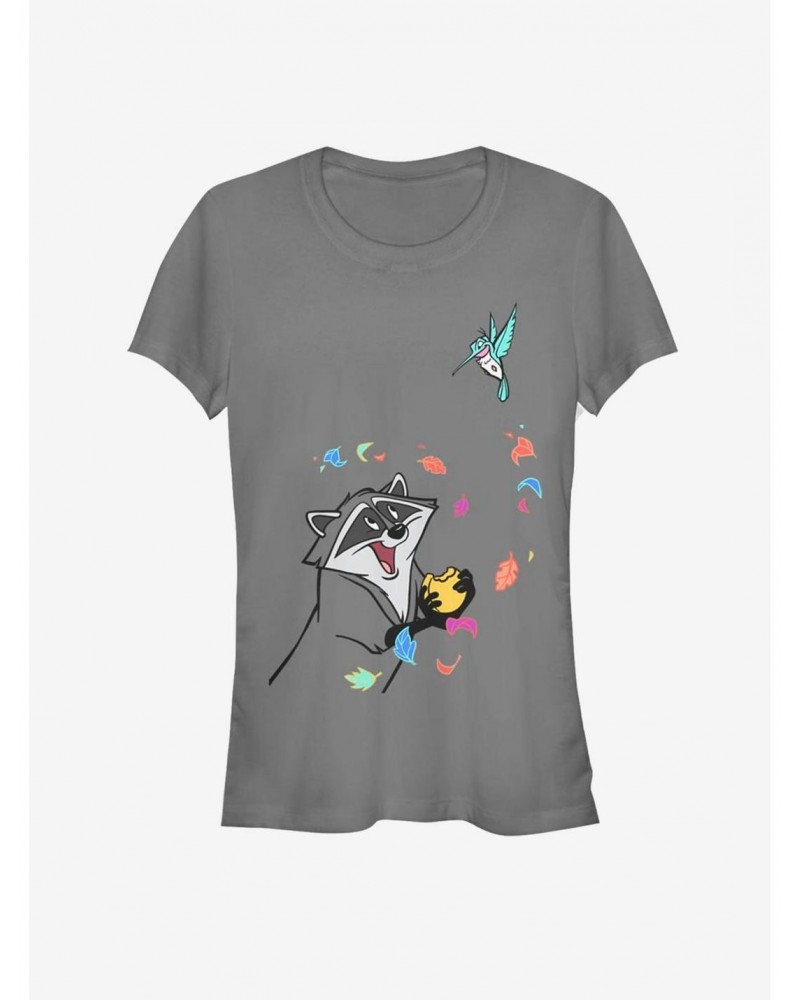 Disney Pocahontas Meeko and Flit Girls T-Shirt $12.45 T-Shirts