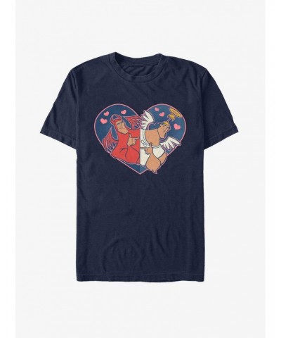 Disney The Emperor's New Groove Kronk Devil & Angel Heart Extra Soft T-Shirt $14.35 T-Shirts