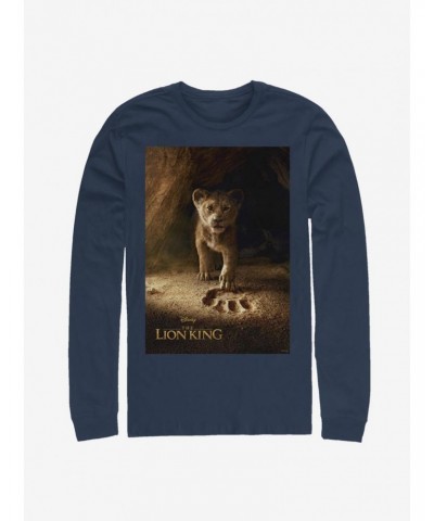 Disney The Lion King 2019 Simba Poster Long-Sleeve T-Shirt $16.12 T-Shirts