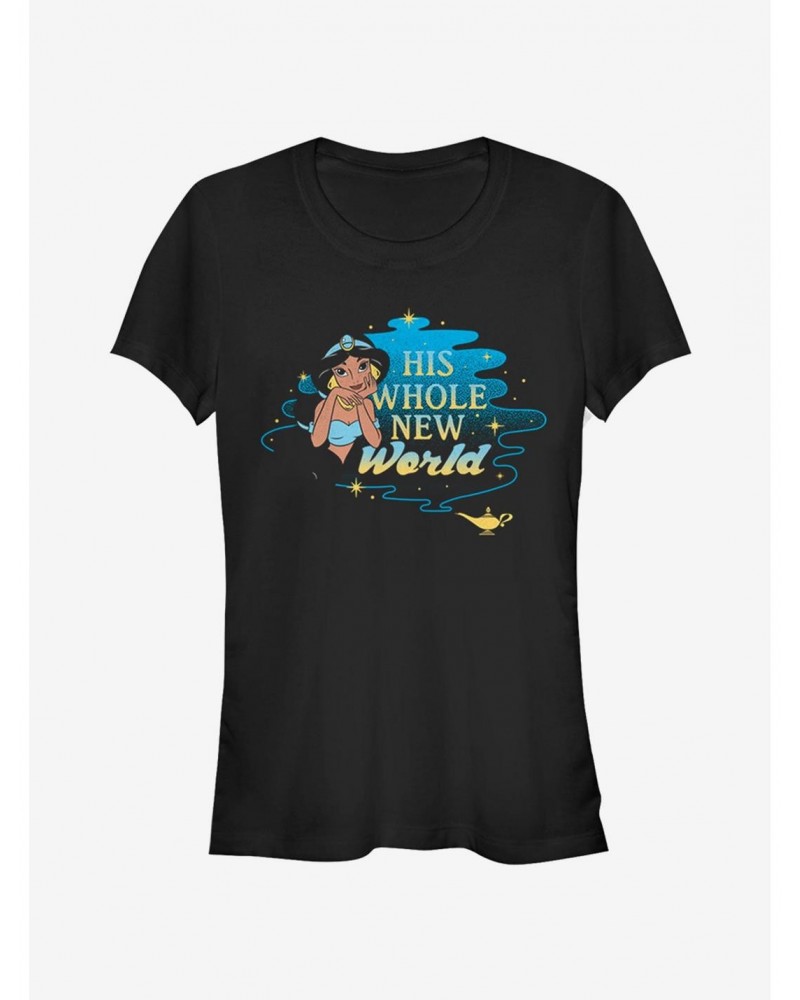 Disney Aladdin His Whole New World Girls T-Shirt $11.21 T-Shirts