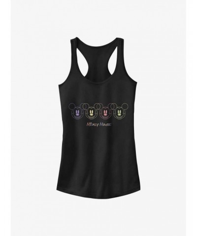 Disney Mickey Mouse Neon Faces Girls Tank $7.72 Tanks