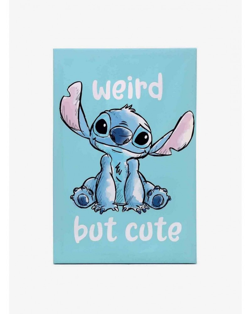 Disney Lilo & Stitch Weird But Cute Canvas Wall Decor $23.96 Décor