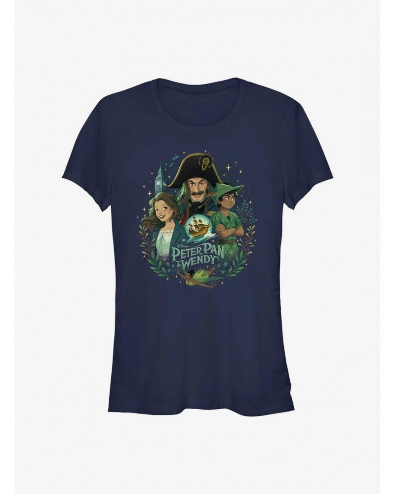 Disney Peter Pan & Wendy Neverland Group Girls T-Shirt $9.46 T-Shirts