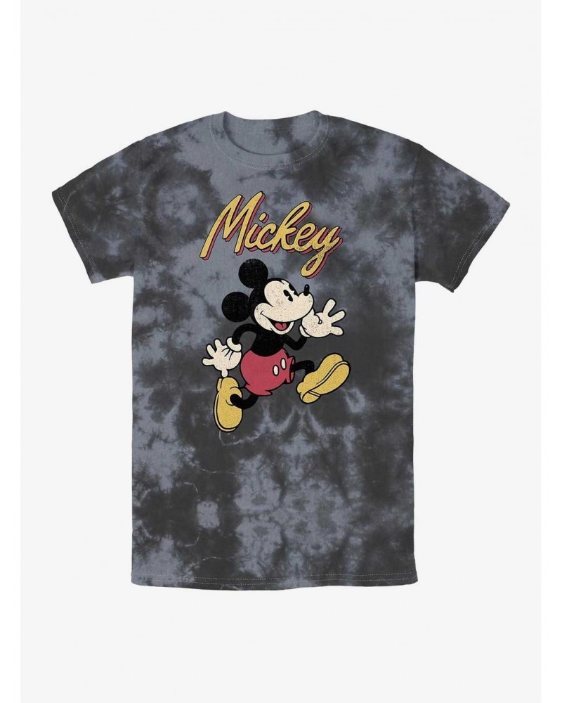 Disney Mickey Mouse Vintage Mickey Tie-Dye T-Shirt $12.69 T-Shirts