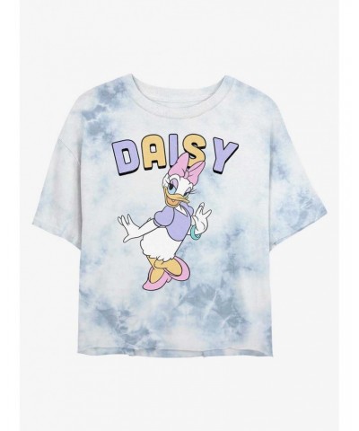 Disney Daisy Duck Sassy Duck Tie-Dye Girls Crop T-Shirt $9.25 T-Shirts