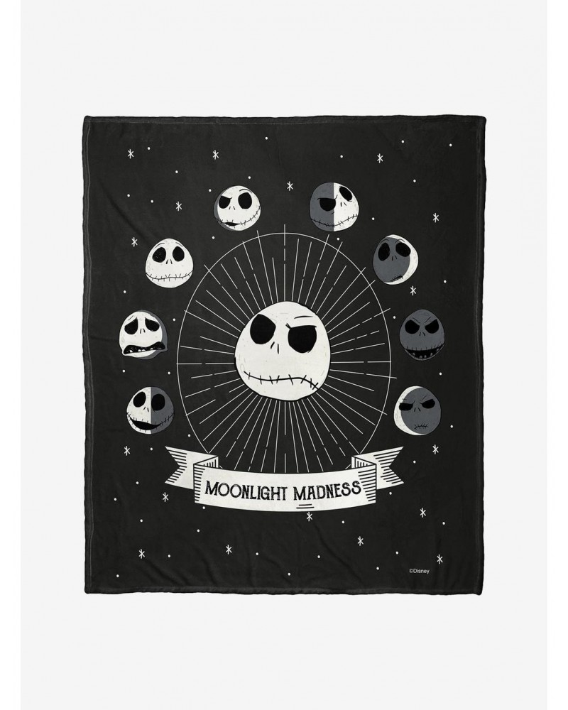 The Nightmare Before Christmas Phases Of Jack Throw Blanket $27.55 Blankets