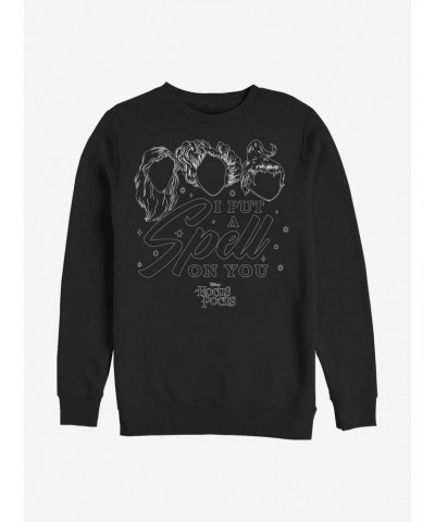 Disney Hocus Pocus Put A Spell Crew Sweatshirt $16.24 Sweatshirts