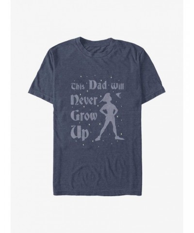 Disney Tinker Bell This Dad Will Never Grow Up Big & Tall T-Shirt $11.96 T-Shirts