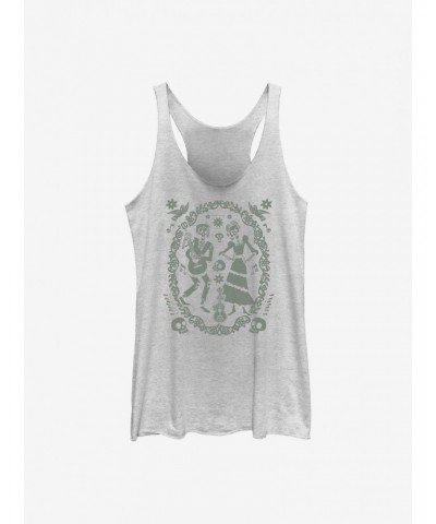 Disney Pixar Coco Paper Art Oval Girls Tank $10.36 Tanks