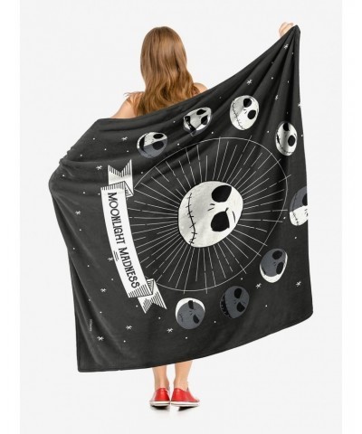 The Nightmare Before Christmas Phases Of Jack Throw Blanket $27.55 Blankets