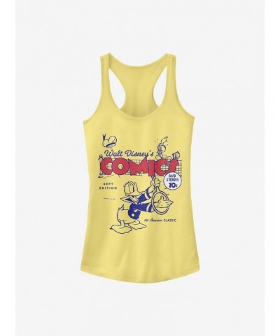 Disney Donald Duck Donalds Comic Cover Girls Tank $8.22 Tanks