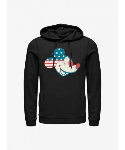 Disney Mickey Mouse Americana Flag Fill Hoodie $13.92 Hoodies