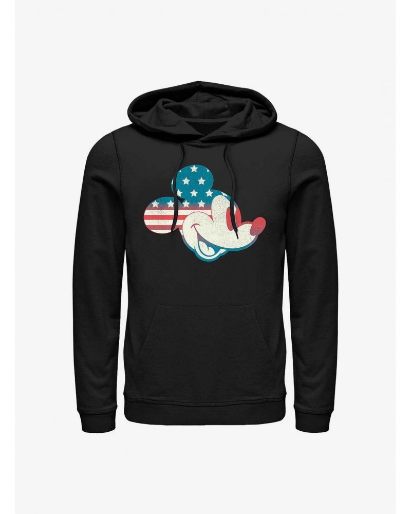 Disney Mickey Mouse Americana Flag Fill Hoodie $13.92 Hoodies