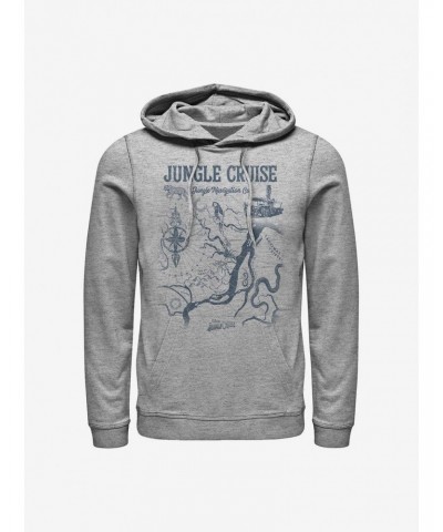 Disney Jungle Cruise Jungle Map Hoodie $21.10 Hoodies