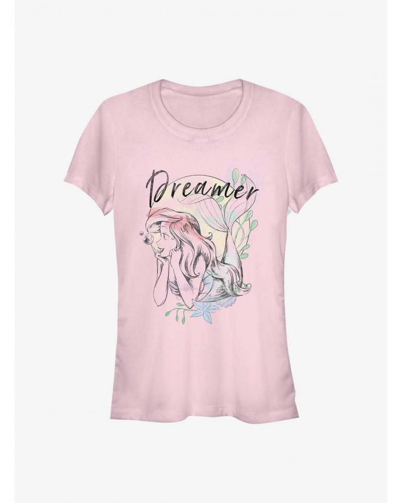 Disney The Little Mermaid Dreamer Girls T-Shirt $10.46 T-Shirts