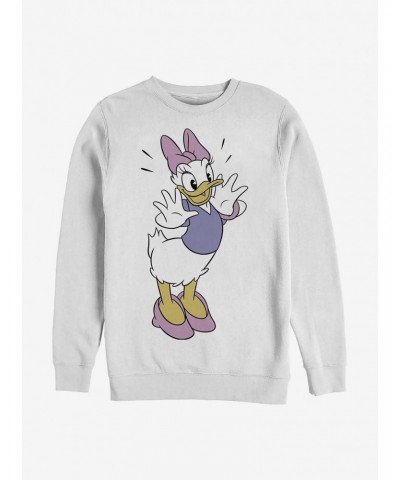 Disney Daisy Duck Classic Vintage Daisy Crew Sweatshirt $13.28 Sweatshirts