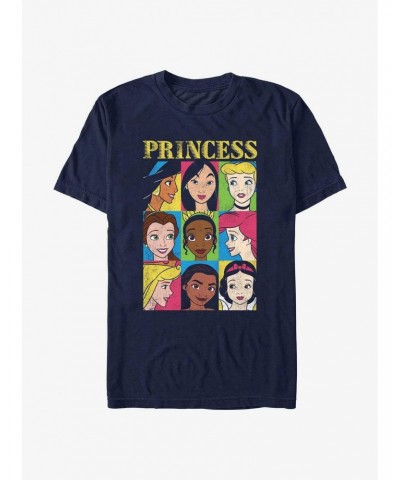 Disney Princesses Nine Box Squares T-Shirt $7.41 T-Shirts