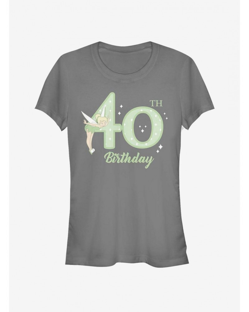 Disney Peter Pan Tink 40Th Birthday Girls T-Shirt $7.72 T-Shirts