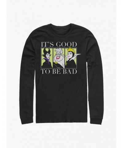 Disney Villains Villain Fun Pop Long Sleeve T-Shirt $11.52 T-Shirts