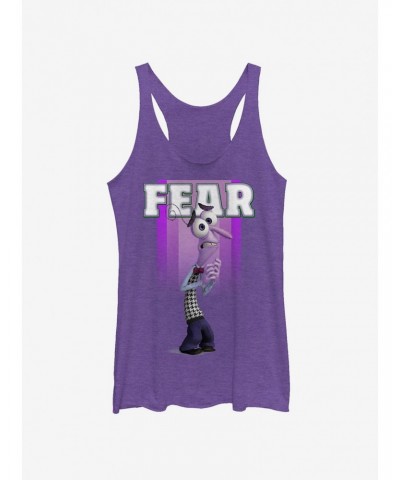 Disney Pixar Inside Out Fear Portrait Girls Tank Top $9.32 Tops