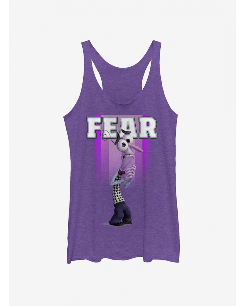 Disney Pixar Inside Out Fear Portrait Girls Tank Top $9.32 Tops