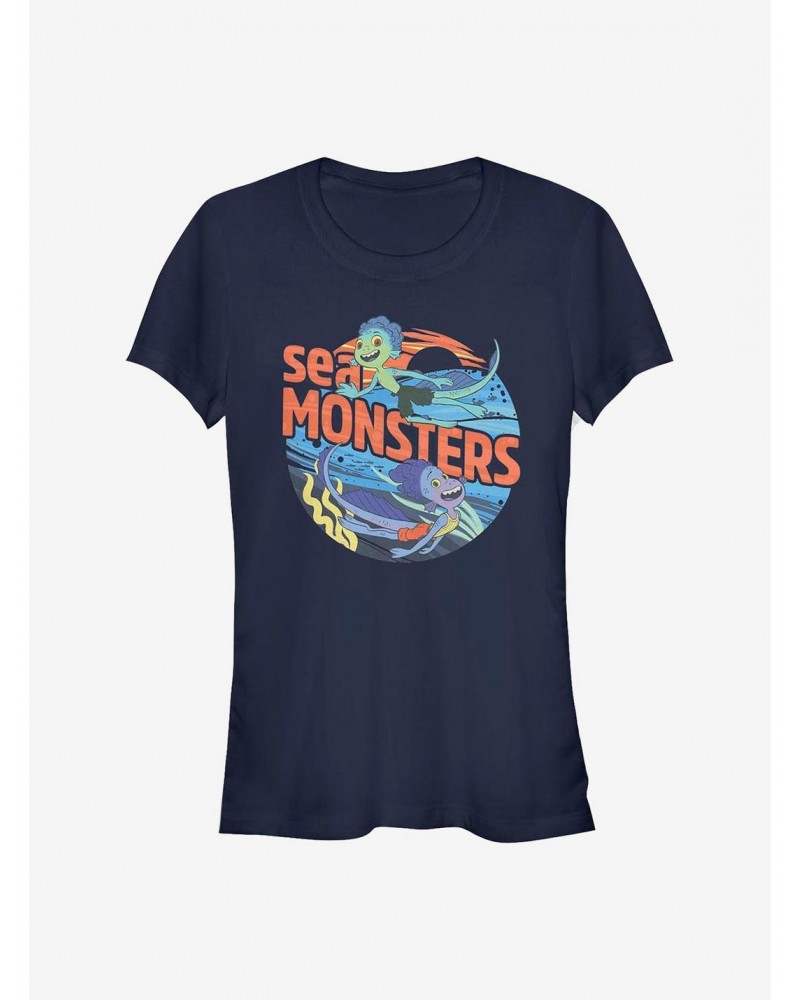 Disney Pixar Luca Sea Monsters Frame Girls T-Shirt $11.95 T-Shirts