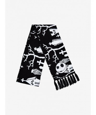 The Nightmare Before Christmas Graveyard Scarf $4.32 Scarves