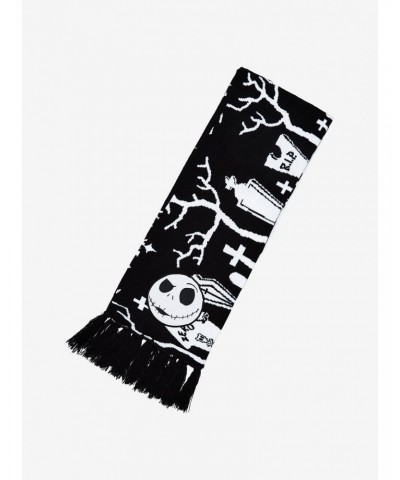 The Nightmare Before Christmas Graveyard Scarf $4.32 Scarves