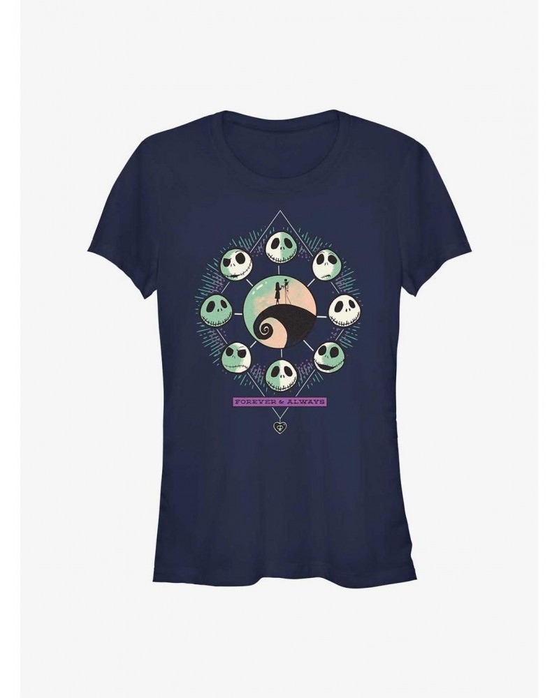 Disney The Nightmare Before Christmas Forever and Always Girls T-Shirt $7.72 T-Shirts