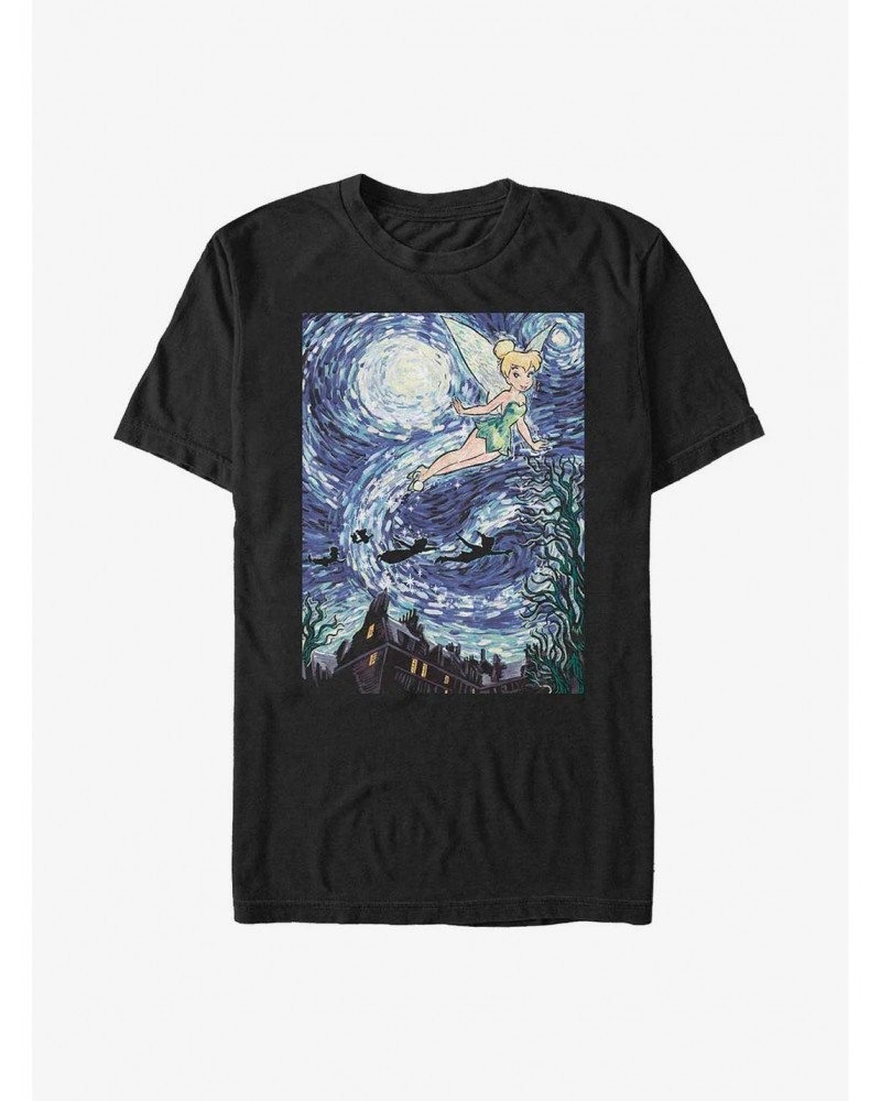 Disney Tinker Bell Starry Night Fairy Extra Soft T-Shirt $9.57 T-Shirts