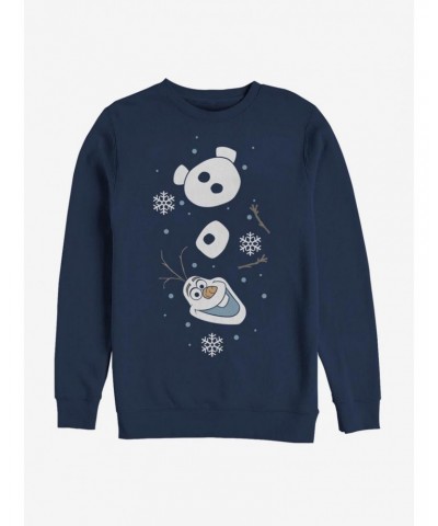 Disney Frozen Olaf Xmas Sleeve Sweatshirt $16.61 Sweatshirts