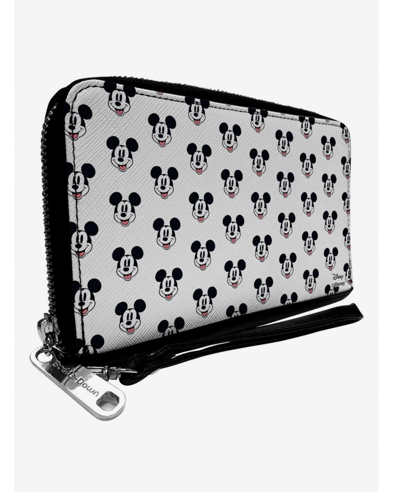 Disney Mickey Mouse Smiling Zip Around Wallet $15.36 Wallets