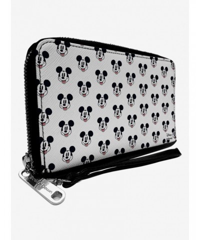 Disney Mickey Mouse Smiling Zip Around Wallet $15.36 Wallets