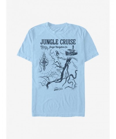 Disney Jungle Cruise Jungle Map T-Shirt $11.71 T-Shirts