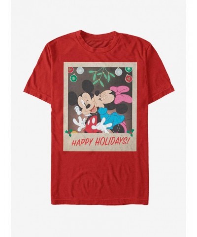 Disney Mickey Mouse Holiday Polaroid T-Shirt $9.32 T-Shirts