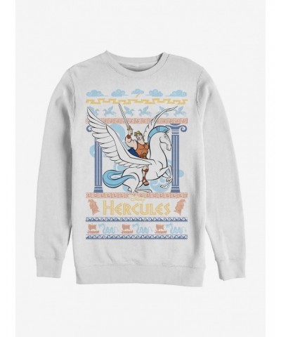 Disney Hercules Olympus Sweater Crew Sweatshirt $14.39 Sweatshirts