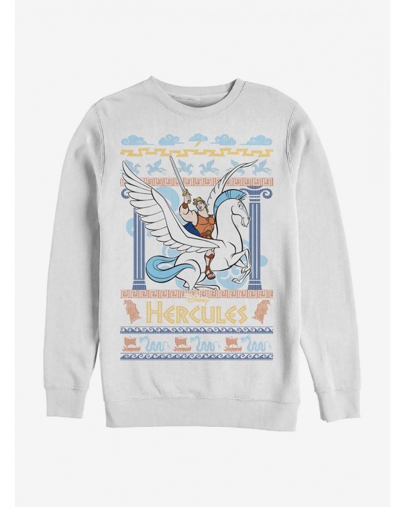 Disney Hercules Olympus Sweater Crew Sweatshirt $14.39 Sweatshirts