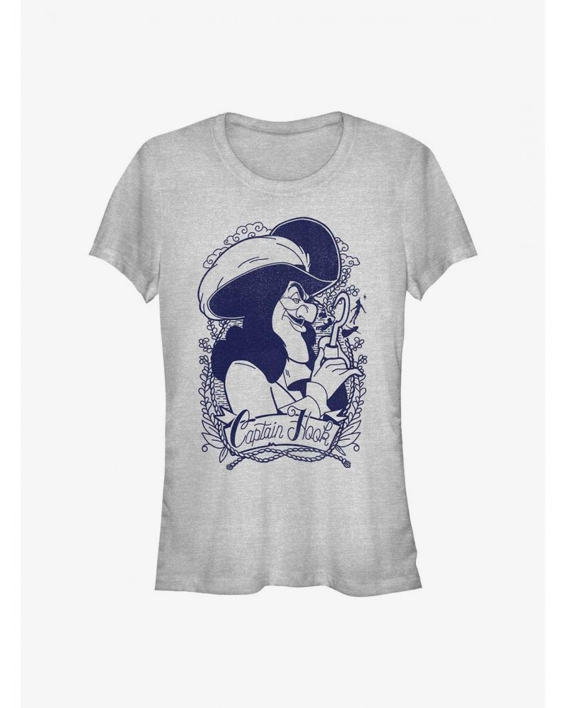 Disney Peter Pan Captain Hook Girls T-Shirt $9.46 T-Shirts