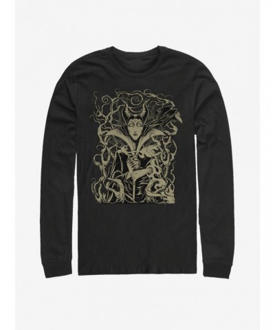 Disney Villains Maleficent Curse Of Maleficent Long-Sleeve T-Shirt $14.48 T-Shirts