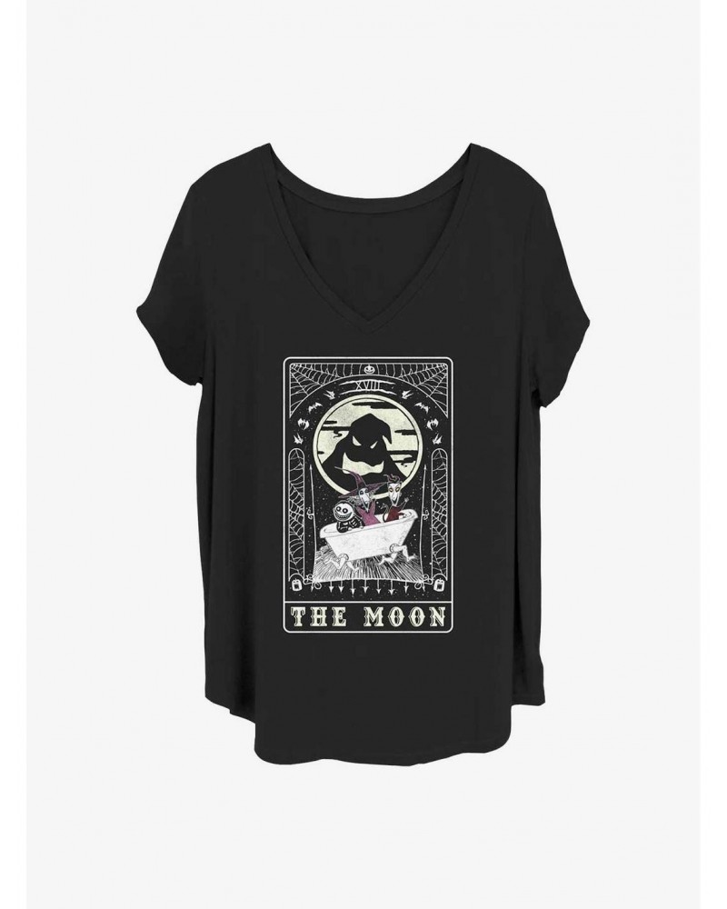 Disney The Nightmare Before Christmas The Moon Girls T-Shirt Plus Size $13.58 T-Shirts