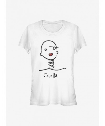 Disney Cruella Doodle Girls T-Shirt $8.47 T-Shirts