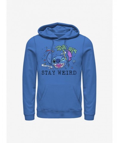 Disney Lilo & Stitch Stay Weird Stitch Hoodie $22.45 Hoodies