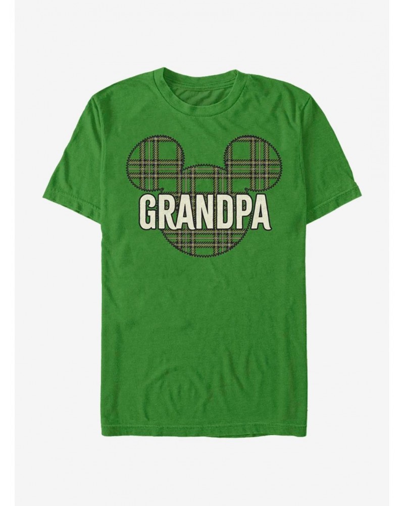 Disney Mickey Mouse Grandpa Holiday Patch T-Shirt $10.99 T-Shirts