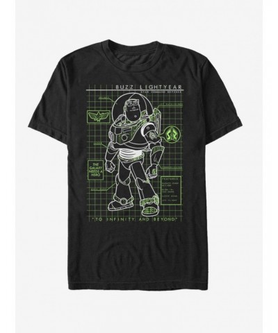 Toy Story Buzz Lightyear Diagram T-Shirt $8.22 T-Shirts