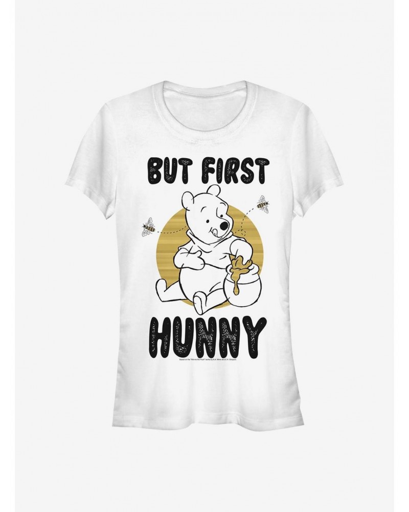 Disney Winnie The Pooh First Hunny Girls T-Shirt $8.22 T-Shirts