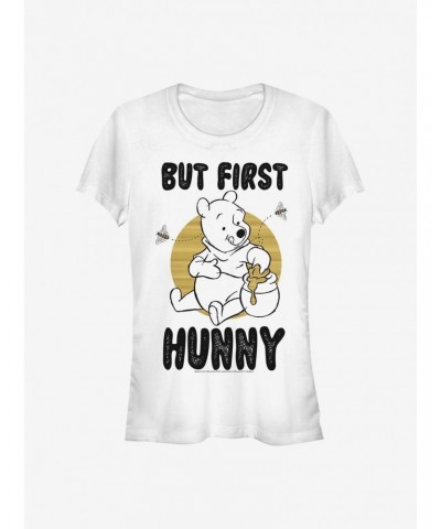 Disney Winnie The Pooh First Hunny Girls T-Shirt $8.22 T-Shirts