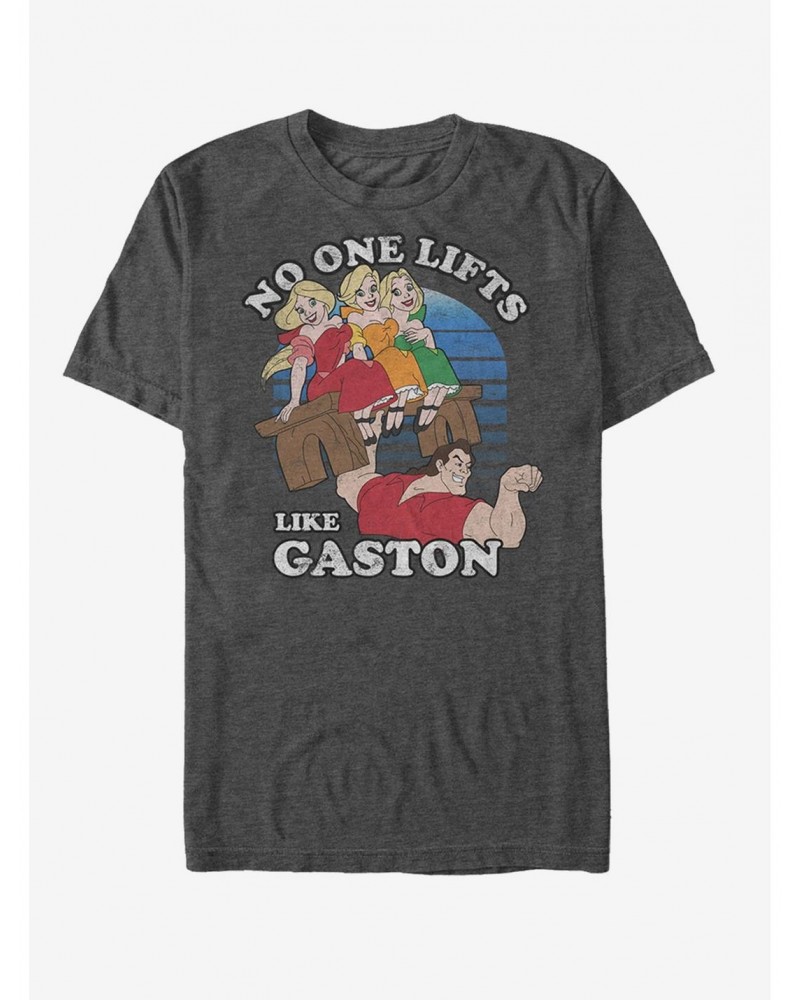 Disney No One Lifts Like Gaston T-Shirt $11.23 T-Shirts