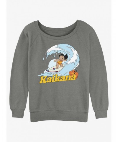 Disney Lilo & Stitch Hawaiian Sister Lilo Girls Slouchy Sweatshirt $11.44 Sweatshirts