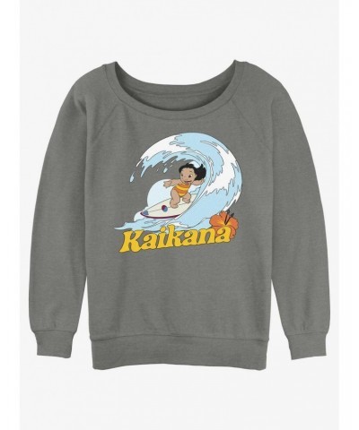 Disney Lilo & Stitch Hawaiian Sister Lilo Girls Slouchy Sweatshirt $11.44 Sweatshirts