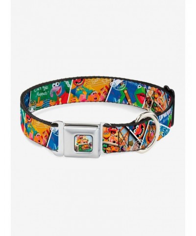 Disney The Muppets Postage Stamps Seatbelt Buckle Dog Collar $8.72 Pet Collars